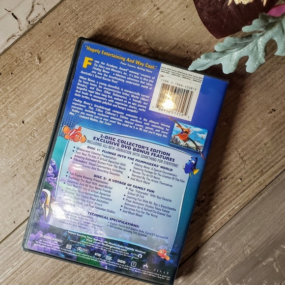 Finding Nemo Blu-Ray 2003 2-Disc Set Collector’s Edition Disney Pixar 30078 - Picture 8 of 10